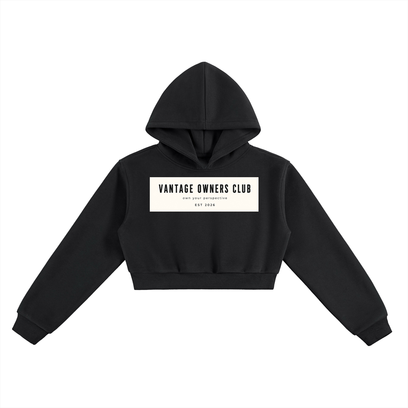 Essential Cropped Hoodie