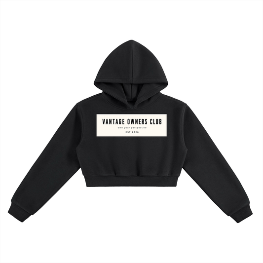 Essential Cropped Hoodie